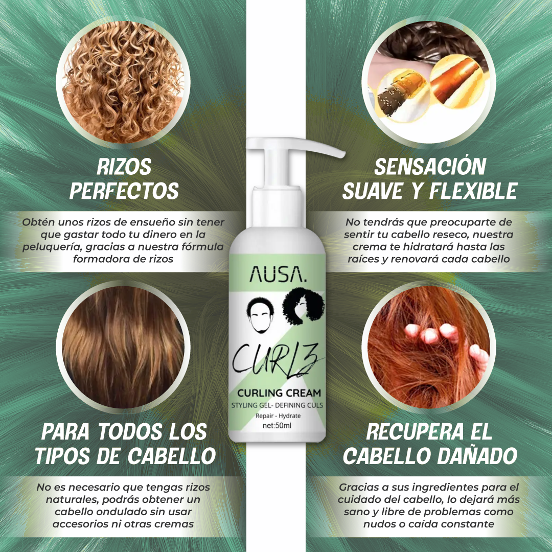 PACK Crema GlowCurl™- Controla el frizz y Recupera tus rizos.