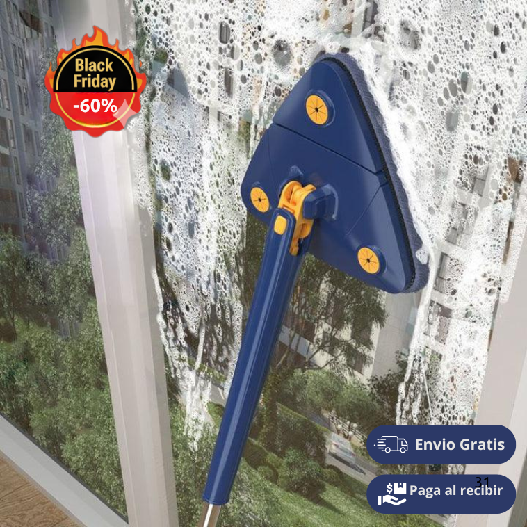 FácilMop™ - Fregona Autoescurrible Limpia sin esfuerzo + Pack Pre Black Friday GRATIS 🎁