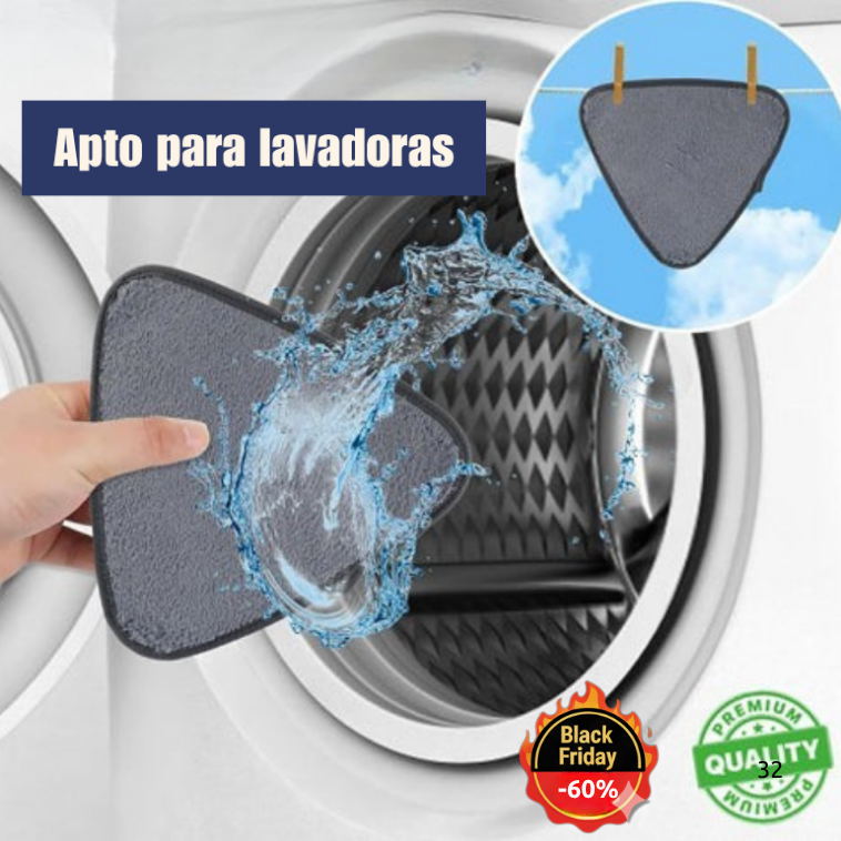 FácilMop™ - Fregona Autoescurrible Limpia sin esfuerzo + Pack Pre Black Friday GRATIS 🎁