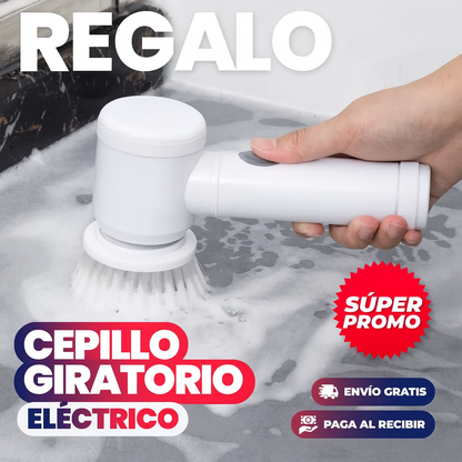 FácilMop™ - Fregona autoescurrible, limpia sin esfuerzo + Cepillo Giratorio GRATIS