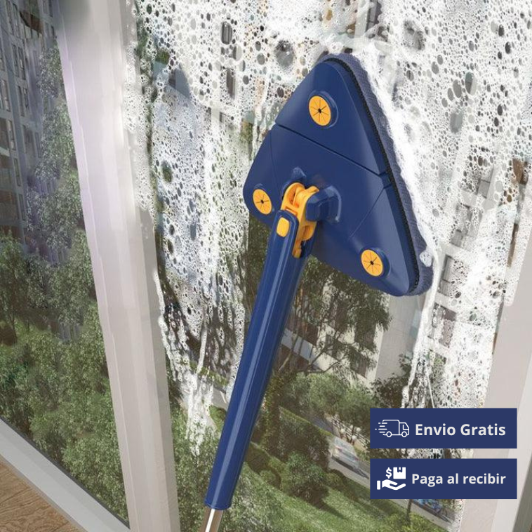 FácilMop™ - Fregona autoescurrible limpia sin esfuerzo + 10 recambios GRATIS