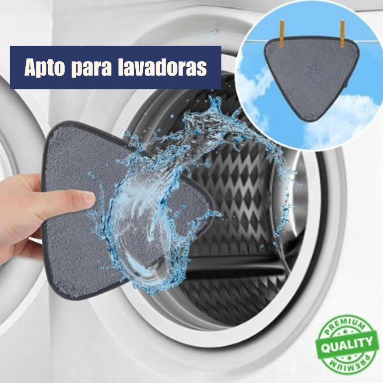 FácilMop™ - Fregona autoescurrible limpia sin esfuerzo + 10 recambios GRATIS